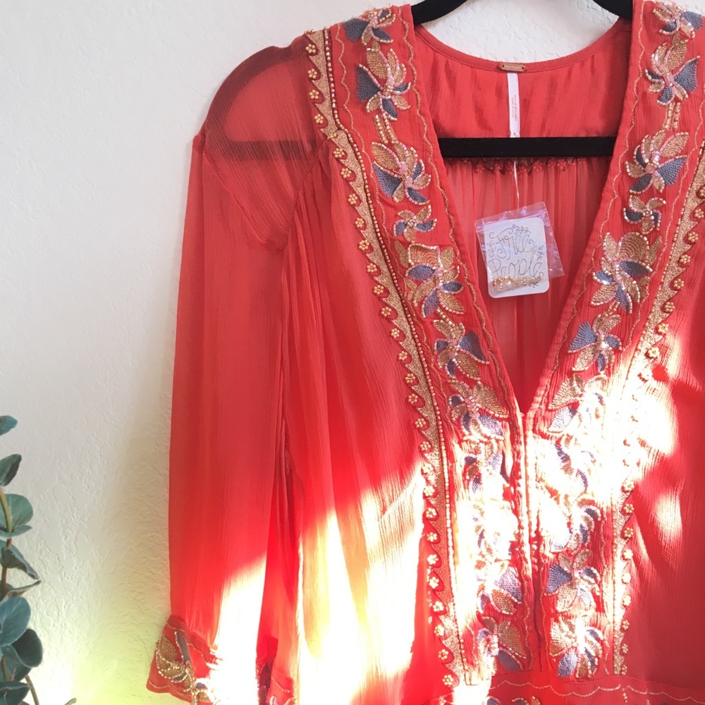 Free People Sheer Dress